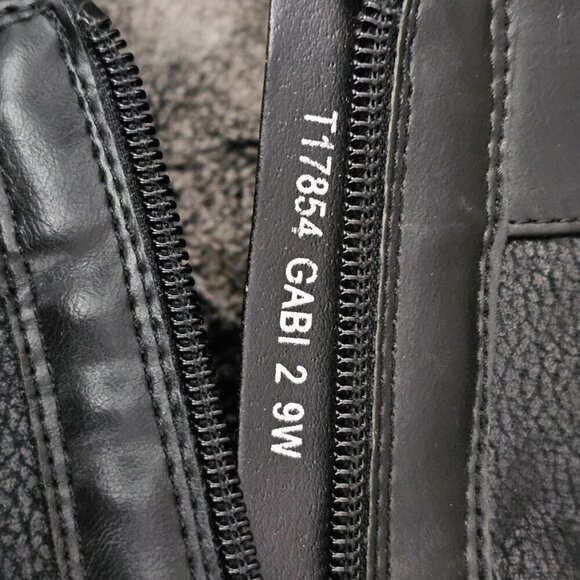 Wanderlust Gabi 2 Waterproof Moto Buckle Sherpa Black Mid Boot - Picture 11 of 14